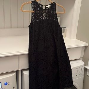 Joie Black lace mini dress in size XS